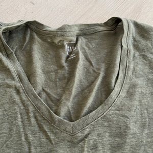 Linen Gap V Neck T Shirt NWT